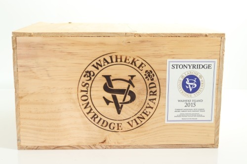 (6) 2015 Stonyridge Vineyard Larose, Waiheke Island (OWC)