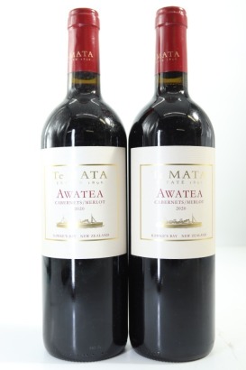 (2) 2020 Te Mata Estate 'Awatea' Cabernets - Merlot, Hawke's Bay