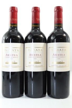 (3) 2020 Te Mata Estate 'Awatea' Cabernets - Merlot, Hawke's Bay