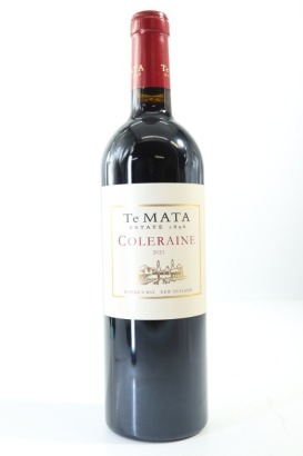 (1) 2021 Te Mata Estate Coleraine, Hawke's Bay [RP98]