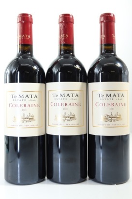 (3) 2021 Te Mata Estate Coleraine, Hawke's Bay [RP98]
