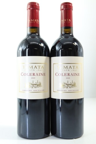 (2) 2020 Te Mata Estate Coleraine, Hawke's Bay [JR17] [RP97]