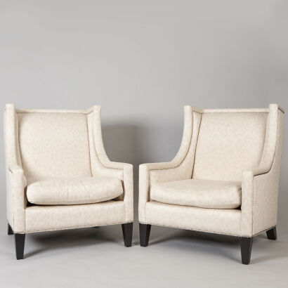 A Pair of Austin Armchairs by Trenzeater