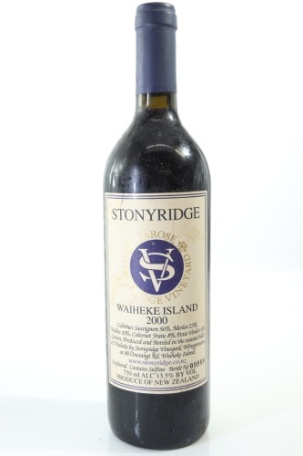 (1) 2000 Stonyridge Vineyard Larose, Waiheke Island
