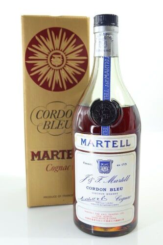 (1) Martell Cordon Bleu 'Liqueur Brandy' Cognac, France, Circa. 1970's (Hong Kong Edition) (GB)