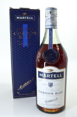 (1) Martell Cordon Bleu Old Liqueur Cognac, France, Circa. 1990's (Hong Kong Duty Free Edition) (GB)