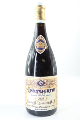 (1) 2008 Domaine Armand Rousseau Pere et Fils Chambertin Grand Cru, Cote de Nuits [JR19] [RP96]