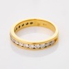 18ct Yellow Gold, Modern, 1.02ct Diamond Channel Set Ring - 2