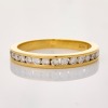 18ct Yellow Gold, Modern, 0.50ct Diamond Channel Set Ring