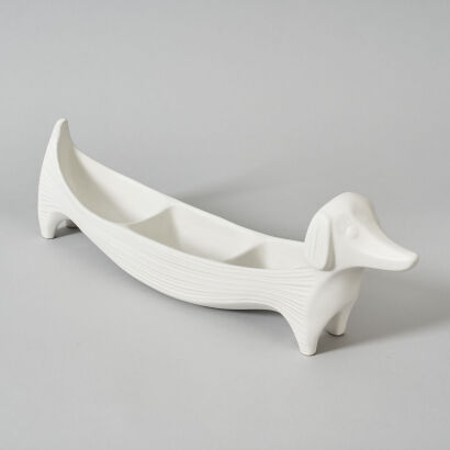 A Dachshund Mantle Vase by Jonathan Adler&nbsp;