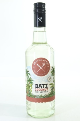 (1) Bati Coconut Rum Liqueur, Fiji, 25% ABV