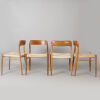 A Set of Eight Model 75 Chairs by Neils Moller - 2