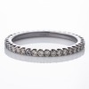 18ct White Gold / Black Rhodium, 0.52ct Diamond Eternity Band