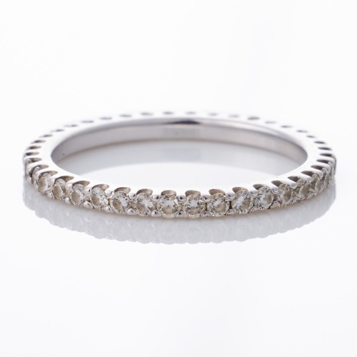 18ct White Gold, 0.52ct Diamond Eternity Band