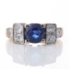 18ct Yellow / White Gold, 1.51ct Sapphire / 1.00ct Diamond Ring