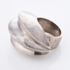 Danish-Style, Sterling Silver, Modernist, Fan Ring - 2