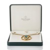 18ct Yellow Gold, 38.50ct Blue Topaz Pendant on 50cm Belcher Link Chain with Box - 3