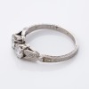 Platinum, 0.60ct Diamond Two Stone Ring - 2