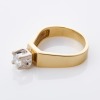 18ct Yellow / White Gold 0.41ct Diamond Solitaire Ring - 2
