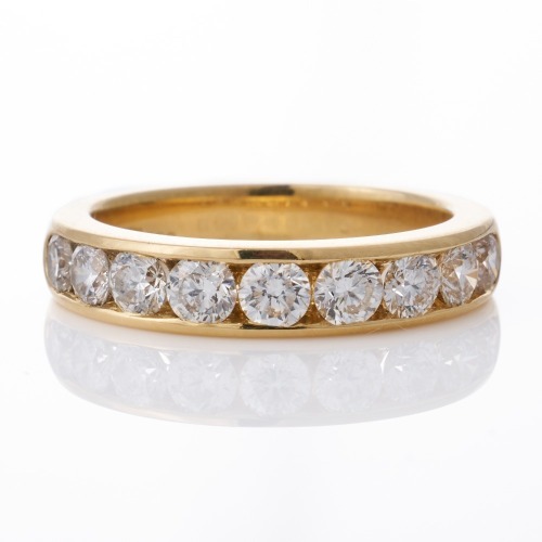 The Diamond Shop, 18ct Yellow Gold, 1.44ct Diamond Band Ring