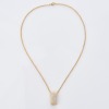 18ct Yellow Gold, 1.00ct Diamond Cluster Pendant on 9ct Yellow Gold, 45cm Belcher Chain - 2