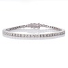 18ct White Gold, 3.66ct Diamond Tennis Bracelet