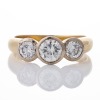 18ct Yellow / White Gold, 1.26ct Three Stone Diamond Ring