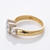 18ct Yellow / White Gold, 1.26ct Three Stone Diamond Ring - 2