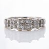 18ct Yellow Gold, 0.70ct Diamond Cluster Ring