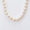 Semi Round, 44cm White Cultured Pearl Necklace