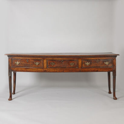 An Early 18th Century Oak Dresser Base