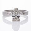 18ct White Gold, 0.70ct Pear Cut Diamond Solitaire Ring - 2