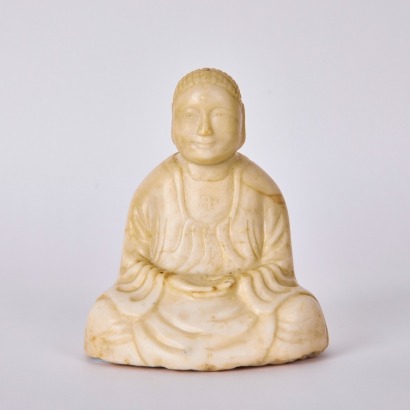 A Chinese Song Dynasty Marble Figure of the Sixth Patriarch Huineng