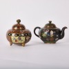 A Set of Two Japanese Early 20th Century Meiji Period Cloisonn&eacute; Enamel Wares - 2