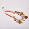 An Asian Aged Glass and Agate Bead Necklace