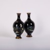 A Pair of Japanese 20th Century Meiji Period Cloisonn&eacute; Enamel &lsquo;Floral Vases - 3