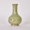 A Chinese Early Qing Dynasty Longquan Celadon &lsquo;Floral&rsquo; Vase