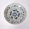 A Chinese Yuan Dynasty Blue and White 'Floral' Charger