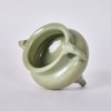 A Chinese Song Dynasty Longquan Celadon Handled Tripod Censer - 2