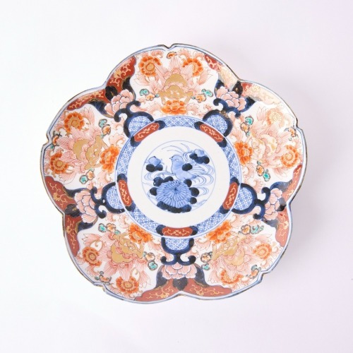 A Japanese Meiji Period Imari Lobed Dish
