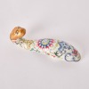 A Chinese Qing Dynasty Famille Rose Dragon Head Belt Hook (Qianlong Year Red Mark) - 2