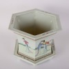 A Set of Chinese Early 20th Century Famille Rose &lsquo;Figures from Dream of the Red Chamber &lsquo; Hexagonal Jardini&egrave;re and Stand (Qianlong Year Mark) - 5