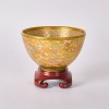 A Japanese 20th Century Early Meiji Period Satsuma &lsquo;Flowers and Butterflies&rsquo; Bowl (Izumiyama Mark)