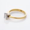18ct Yellow / White Gold, 0.53ct Emerald Cut Diamond Solitaire Ring - 2