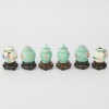 A Group of Six Chinese 20th Century Famille Rose Small General Jars