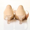 Christian Dior, Beige Lace-up Ballet Wedges, Size 34.5 - 3