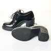 Prada, Black Box Leather Ankle Boots, Size 35 - 2