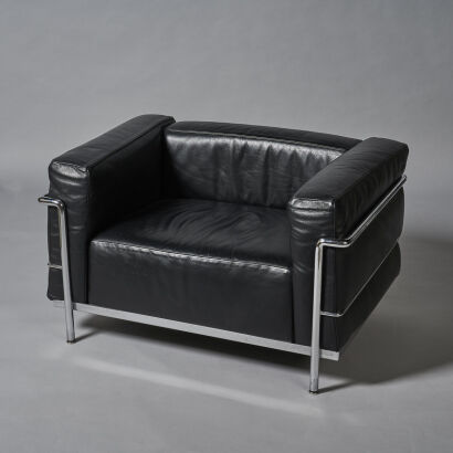 A Le Corbusier and Charlotte Perriand LC3 Armchair&nbsp;