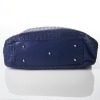 Christian Dior, Blue Woven Leather Soft Large Tote Bag - 3