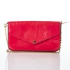 Louis Vuitton, Fuchsia Verni Felicie Pochette with Box